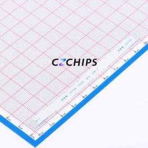 FFC1.0A-5P-100-4-8 FFC Cable (Flexible Flat Cable) P=1mm Connector 5P 1mm Non-Inverting 10cm - Product Image 1