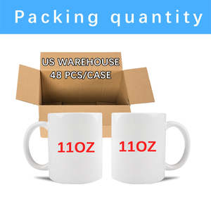 Canecas de Sublimação 11 oz Brancas Personalizadas Promoção Item de Presente Caneca de Café Impressa 11oz Cerâmica Canecas de Sublimação em Branco - Product Image 2