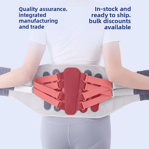 Cinturón de Soporte <span class=keywords><strong>Lumbar</strong></span> <span class=keywords><strong>para</strong></span> Fisioterapia, Soporte Médico <span class=keywords><strong>para</strong></span> la Espalda Baja <span class=keywords><strong>para</strong></span> Mujeres, Diseño Envolvente de Spandex <span class=keywords><strong>para</strong></span> Protección <span class=keywords><strong>Lumbar</strong></span> Deportiva - Product Image 3