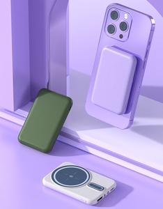 Alta 5000mAh lega di alluminio dispositivo di ricarica rapida esterno Micro USB tipo-C Mini banca di alimentazione portatile ricarica Wireless - Product Image 2