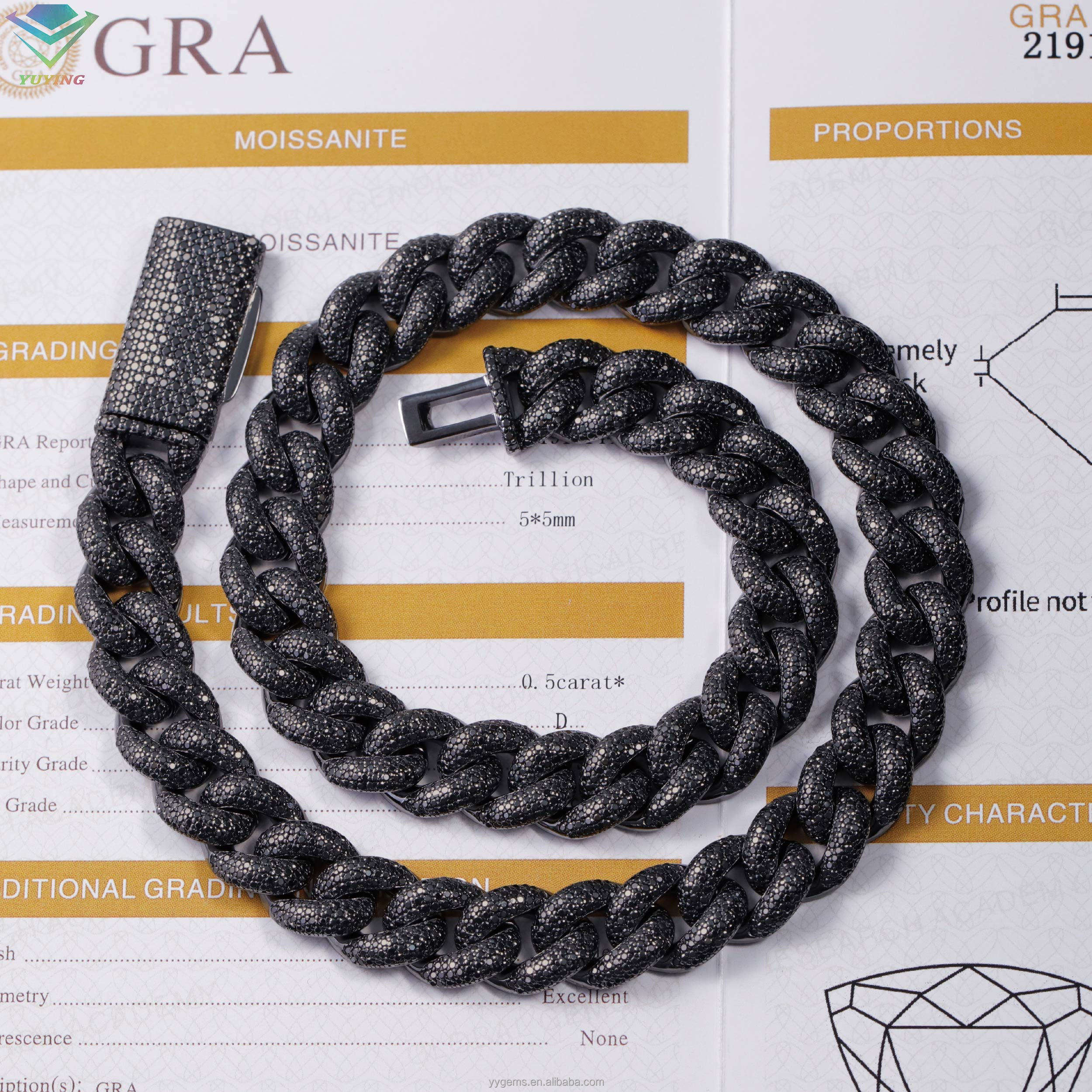 Black-Black Moissanite