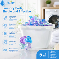 Lessives liquides en perles 3-en-1 jetables de 10g pour le lavage des vêtements de bébé (OEM)