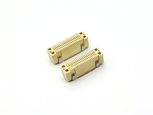 ขั้วต่อบอร์ดต่อบอร์ดแบบมีขา ระยะห่าง 0.8 มม. ความสูง 7.6 มม. ความกว้างขา SMT 5.8 มม. พร้อมโพสต์ 40P - Product Image 2