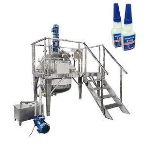 GMP estándar cosmético crema loción ungüento vacío homogeneización emulsionante/equipo/máquina de fabricación/mezclador/línea de producción