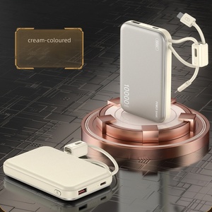 Nouveauté Chargeur portable 20000mah 10000mah avec logo personnalisé, câble intégré, banque de charge universelle 22.5W - Product Image 3