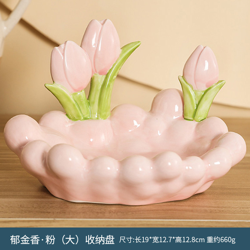 Almacenamiento Tulipán Rosa [Grande]