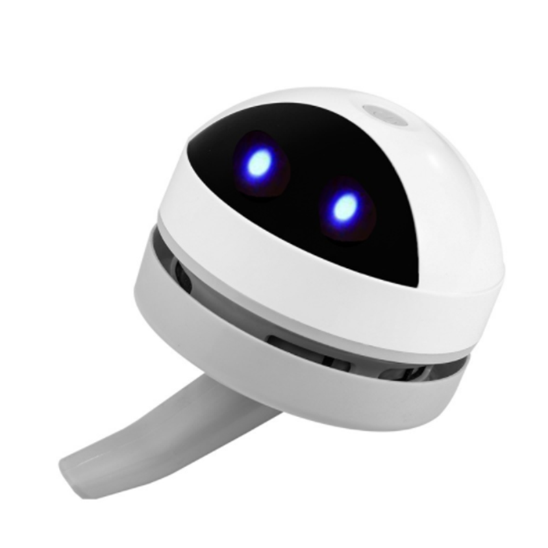 В форме робота Android лучшая цена мини Настольный пылесос мини пылесос USB LED Настольная лампа аккумуляторная уборочная машина для уборки пыли
