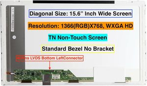 Écran d'ordinateur portable LCD normale de 15,6 pouces en gros, HD LVDS 40 broches, panneau d'écran 60 Hz 1366*768, mat, non tactile, LP156WH4-TLN2 - Product Image 6