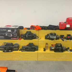 ونش كهربائي للشاحنات الرباعية الدفع بقوة 13500 رطل، مقاوم للماء IP67، سلكي/لاسلكي التحكم، بحبل اصطناعي، للبيع - Product Image 4