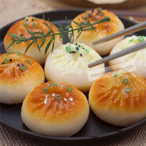 Bollos al vapor fritos ficticios realistas para exhibiciones de museos, decoración de restaurante y fondo de fotografía - Product Image 6