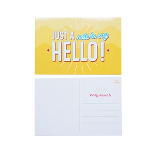 Cheap custom size <strong>thinking</strong> of <strong>you</strong> paper gift card printing postcard - Product Image 5