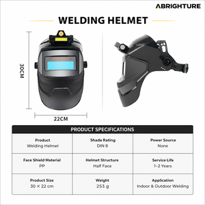 <span class=keywords><strong>Casque</strong></span> de soudage à obscurcissement automatique professionnel pour soudage TIG MIG MMA avec conception légère à fixation sur la tête, OEM ODM disponible - Product Image 5