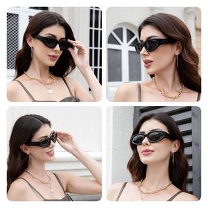 משקפי אופנה יוקרתי יוקרתי מותג אופנה משקפי שמש, יצרני משקפי שמש y2k אצטט חתול מסגרת עין החתול נשים מסגרת - Product Image 5