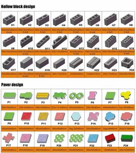 آلة صنع الطوب الأسمنتي الكورية الجنوبية، ماكينات صنع الطوب والبلوك والبلاط - Product Image 2