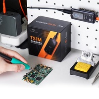 Estación de Soldadura Mini MINIWARE TS1M PD 3.1 28V 200W Compatible con Mango T245 y Soldador Digital Portátil C210