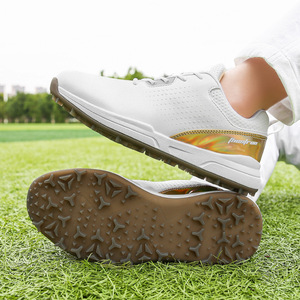 <span class=keywords><strong>Scarpe</strong></span> da Golf Professionali Estive da Uomo Taglia Grande Antiscivolo in Microfibra e Rete - Product Image 3