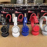 Casque sans fil pliable supra-auriculaire B05 5.0 avec ENC, IPX0, LED RGB, FM, carte TF pour le sport, les audiophiles et l'utilisation avec téléphone portable
