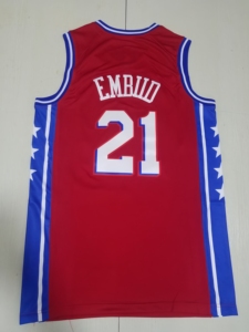 Nouveaux maillots de basket-ball de haute qualité Philadelphia 23 James 0 MAXEY 21 EMBIID, logo cousu, maillots brodés avec logo - Product Image 5