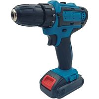 Perceuse à percussion multifonction domestique 12V/21V 200W/300W à moteur à balais à vitesse variable, chargeur et tournevis électrique
