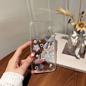 Coque en TPU 3D avec queue <span class=keywords><strong>de</strong></span> <span class=keywords><strong>sirène</strong></span> étoilée pour iPhone 16 Pro Max 15 Pro 14 8 Plus, design époxy <span class=keywords><strong>de</strong></span> haute qualité, housse en boîte incluse - Product Image 5