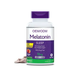 OEM Melatonin Tablets 10mg Deep Sleep Tablet Natural Melatonin Sleeping Tablets Pills Supplement For Adult