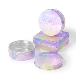 60ml 68*25mm 2oz Gradual Change Cosmetics Tin Hand Face Cream Lip Balm Tin Container Aluminum Tin Can - Product Image 2