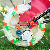 Mini roue de semis de précision à une rangée manuelle pousser à la main semences de maïs planteur de maïs Machine de plantation avec engrais