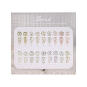 Juego completo de lentejuelas grandes de voladura con placa de Color para esmalte de uñas de Gel UV de <span class=keywords><strong>platino</strong></span> blanco Popular DIY Gel de ojo de gato Volumen de 15ml - Product Image 5