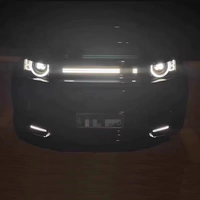 Pour Land Rover Defender 90 110 130 Barre lumineuse LED, éclairage de bienvenue tendance pour pare-chocs avant, état neuf, faisceau combiné