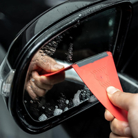 Outil de pose de film de protection de peinture invisible pour voiture, raclette triangulaire souple dédiée pour film teinté, spatule de dépose transfrontalière