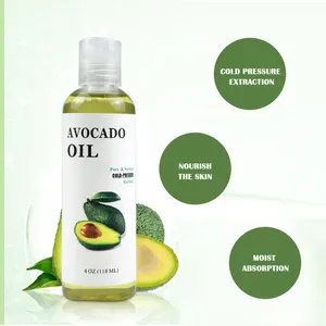 High Quality Extra Virgin Avocado Oil Raw Materials Avocado Seed Oil Facial Skin Care Avocado Oil For Hair