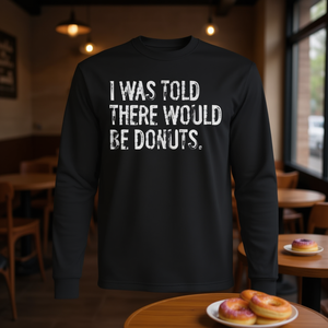 Me dijeron que habrían camisetas de manga larga con estampado de donuts - Product Image 3