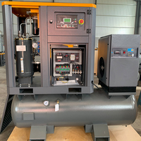 OEM 22kw 30hp Compresor Tornillo tout en un 4-en-1 compresseur d'air à vis avec réservoir d'air plus sec