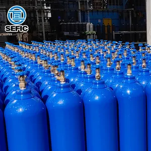 Nahtloser Stahl Medizinische Gasflasche Hohe Qualität DOT-3AA 48,8 L 300CF Sauerstoff flasche 2400psi