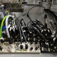 M12 assemblage de câble mâle à femelle ip67 ip68 étanche personnalisé 3 4 5 6 7 8 broches m16 m23 capteur fil circulaire LED connecteur
