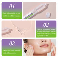 Ampoule d'essence jetable professionnelle pour salon, à l'hyaluronate de sodium et au collagène recombinant B.F.S, hydratation profonde