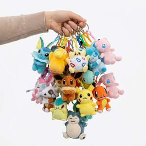 Llavero de Peluche Pokémon de Alta Calidad de 4 Pulgadas, Muñeco de Peluche Suave de Anime, Colgante de Dibujos Animados para <span class=keywords><strong>Mochila</strong></span>, Juguete - Product Image 1