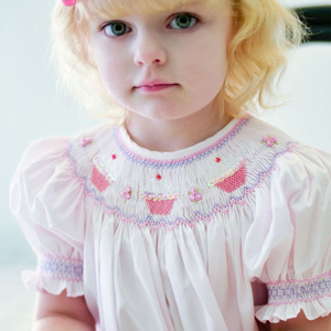 Wholesale Girls' <strong>Dresses</strong> 2021 Summer Baby Girls Machine Smocking Embroidery <strong>Kids</strong> <strong>Dresses</strong> for Toddler Girls Clothing - Product Image 2