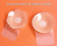 Couvre-seins en silicone auto-adhésifs 8/10/12CM, effet pétale, pour décolleté profond, cache-tétons invisibles, type soutien-gorge