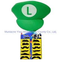 Super Mario Anime Bühnenkostüm Zubehör-Set Charakterkleidung Mario Hut Mary Handschuhe Baseballkappe Dekoration