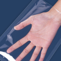 Sacs sous vide transparents de qualité alimentaire, à trois soudures latérales, pour viande, fruits de mer, emballages plastiques
