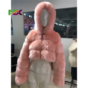 Cappotto da Sposa con Cappuccio in Ecopelliccia alla Moda, <span class=keywords><strong>Bolero</strong></span> Peloso per Matrimonio, Scialle Invernale Spesso e Soffice, Giacca da <span class=keywords><strong>Donna</strong></span>, Chaqueta Mujer - Product Image 4