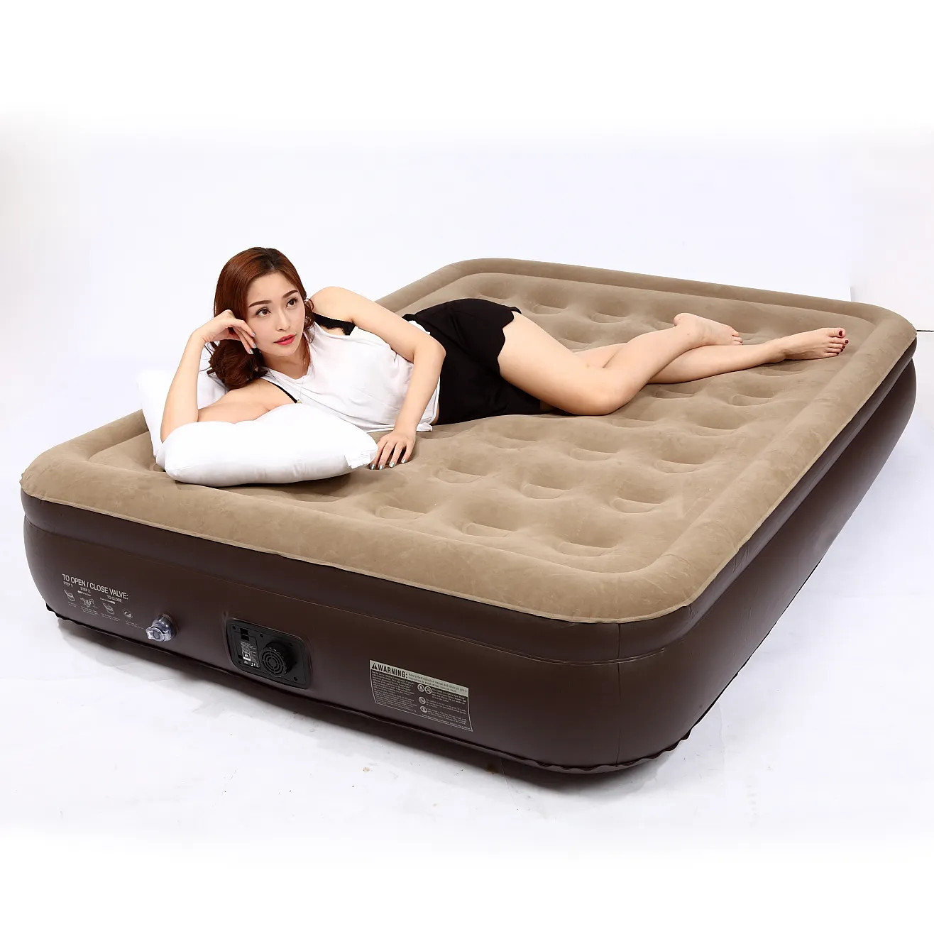 Pompa kamp şişme hava yatağı ile sıcak satış hava yatağı yatak
