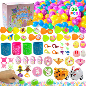 Juego de Juguetes de Huevos de Pascua 2026, 120 Piezas, Caja Sorpresa, Huevos de Pascua DIY para Niños, Juguetes en Cápsula, Regalo - Product Image 4