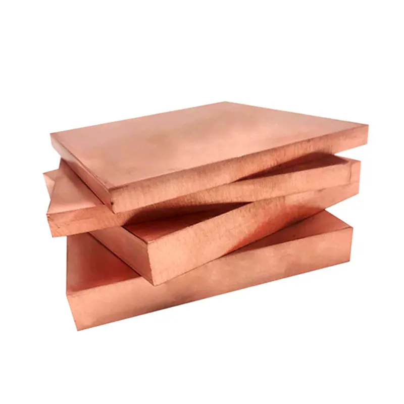 Placas Fábrica de fornecimento de alta qualidade cobre folha latão alta pureza 99,99% cátodo de cobre 10 Ton é liga 220-400 CN;SHN Zunkai