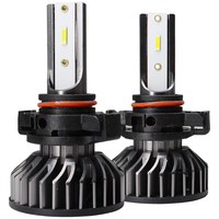Systèmes d'éclairage automobile haute performance LIGHTECHAUTO, phares LED COB CSP 12V 55W 8000lm H4/H7/H11/9005/9006 à faisceau unique