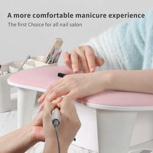 Snrqi giá thấp tùy chỉnh nhãn hiệu riêng chống vết bẩn tay gối đệm Ergonomic cánh tay phần còn lại cho móng tay nguồn nhà máy bán buôn - Product Image 3