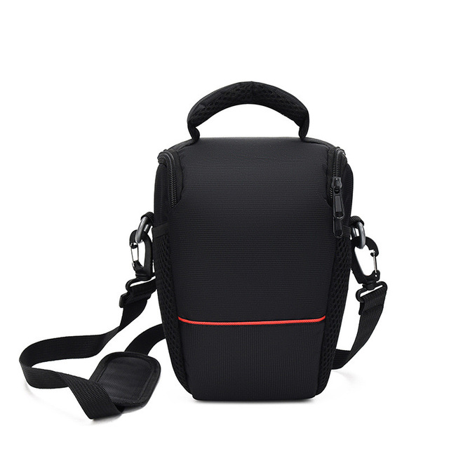 Nylon Triangle Black Camera Bag Waterproof Shoulder Camera Bag for Micro Single DSLR Photographic Equipment