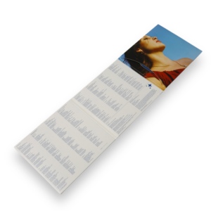 Custom Text Printed 6 Panel Foldable Paper <b>CD</b> <b>Wallet</b> Cardboard Sleeve For Music <b>CD</b> Album Package - Product Image 3