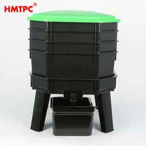 Kompostiersystem für das Recycling von Lebensmittelabfällen zu Hause mit 4 Behältern für Effiziente Wurmkompostierung – Langlebiges, Platzsparendes Design, Geruchsneutral - Product Image 5